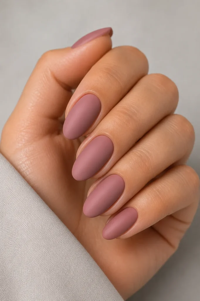 Fall Nails 6 05 — Mauve Nails