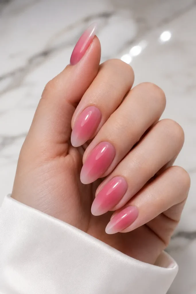 Aura Nails 3 1. Classic Pink