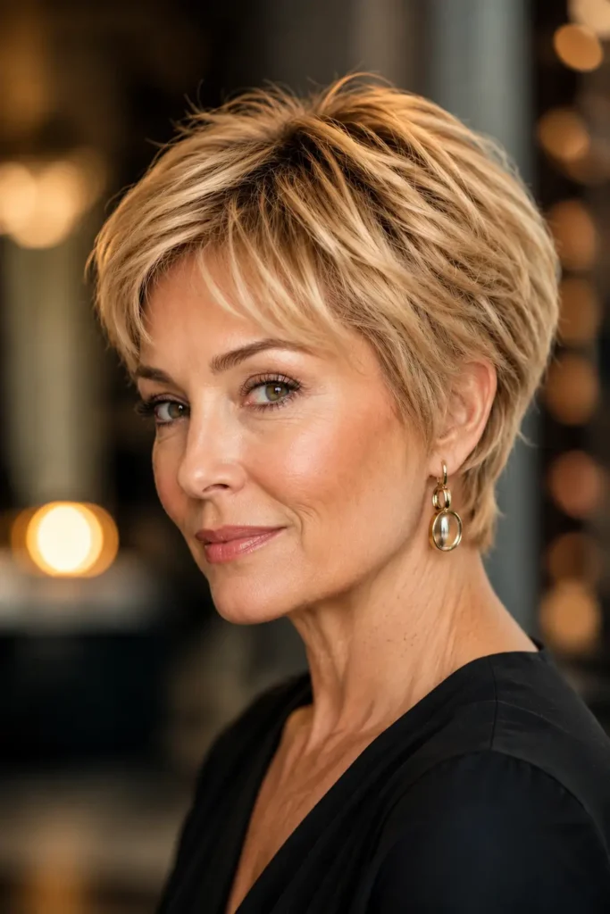 1. Classic Pixie with Soft Layers