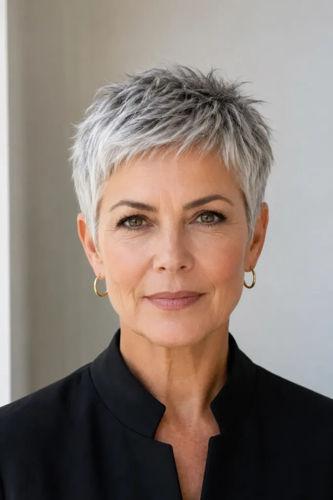 1. Silver Fox Razored Crop