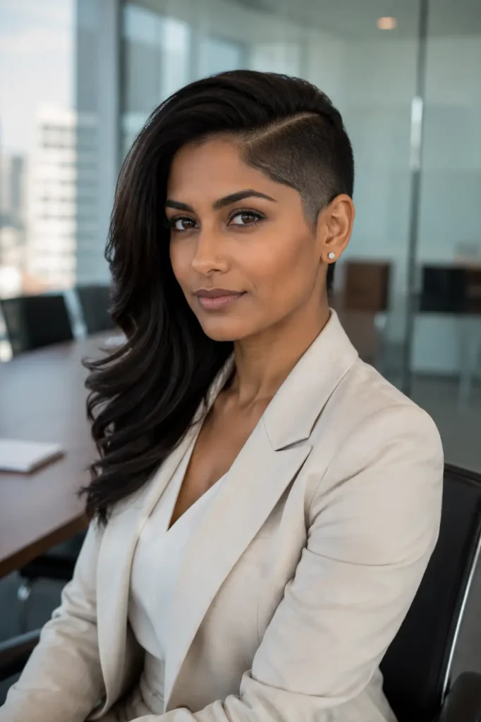 10. Side Part Undercut for Professional Settings