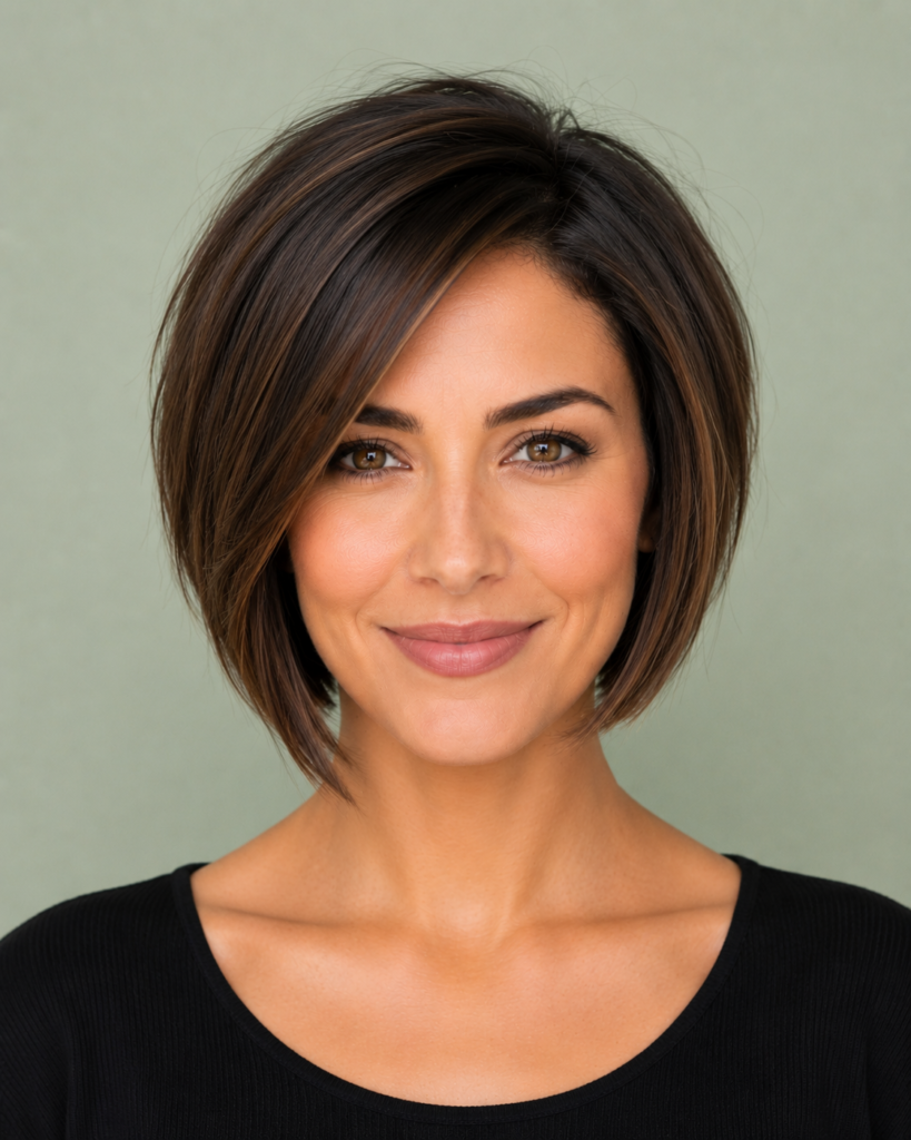 Chin Length Hairstyles for Thin, Fine Hair 12 10. Stacked Bob Volume at the Crown