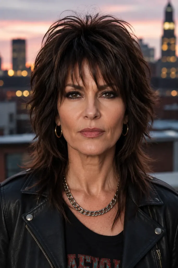 Shaggy Hairstyles for Older Women 13 11. The Wolf Cut Shag
