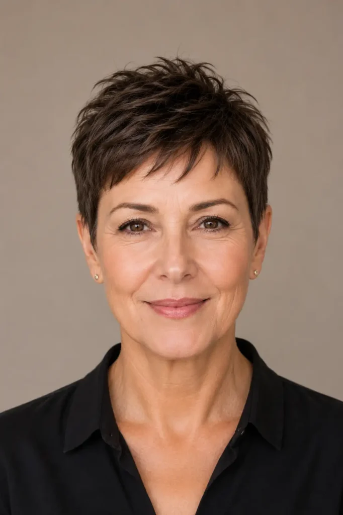 Short Pixie Haircuts for Older Women 14 12. French Crop Pixie