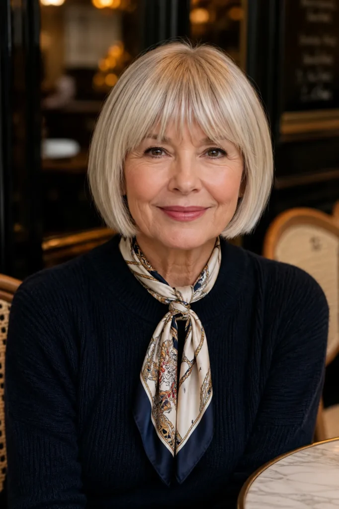 Short Haircuts for Women Over 60 15 14 — French Bob