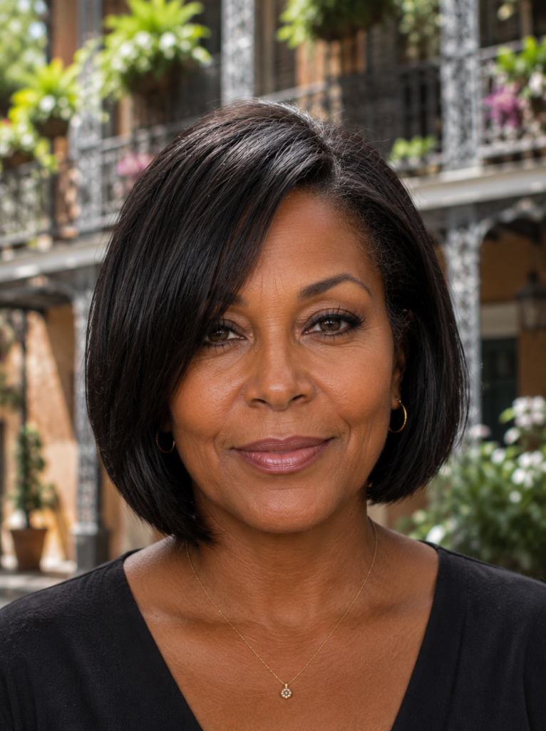 14. Blunt Ended Layered Bob With Internal Layers