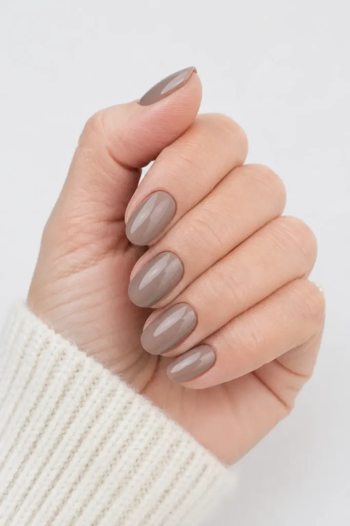 Fall Nail Color Ideas 16 14. Taupe and Greige
