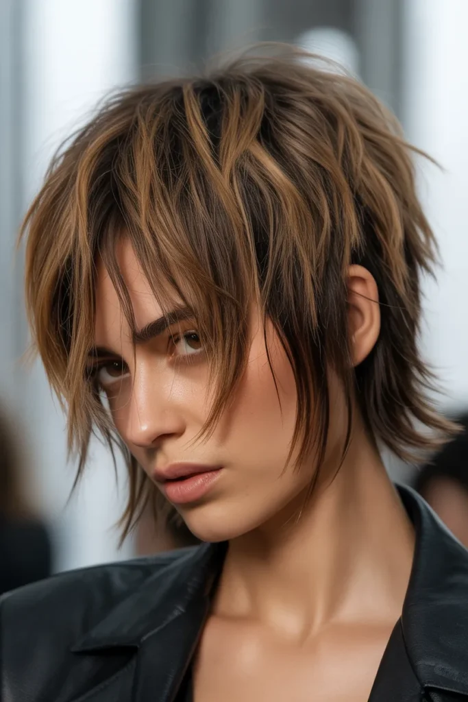 Short Haircuts for Women 16 15. Short Shag Cut — Wispy Edgy Layers