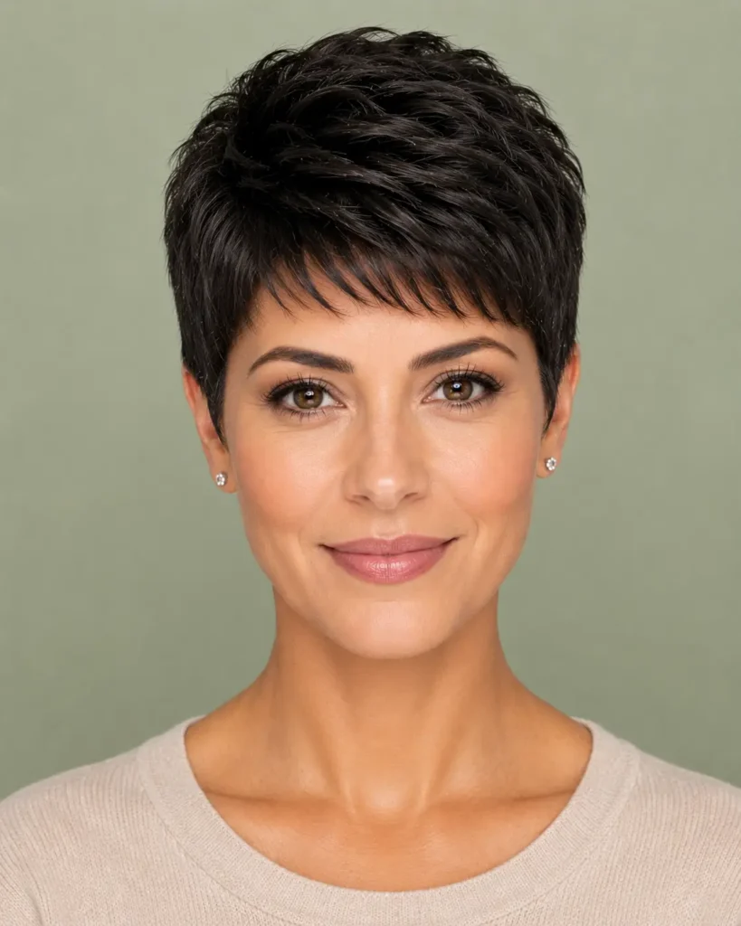 Short Pixie Cut Ideas 17 15. Tapered Pixie for Thick Hair