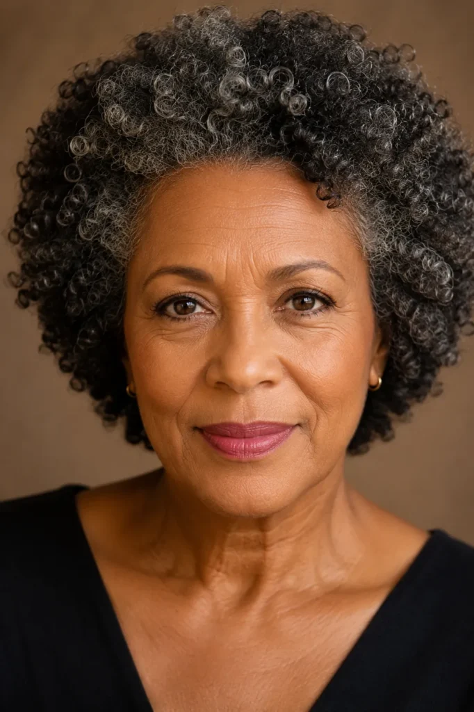 Short Haircuts for Women Over 60 17 16 — Natural Coils