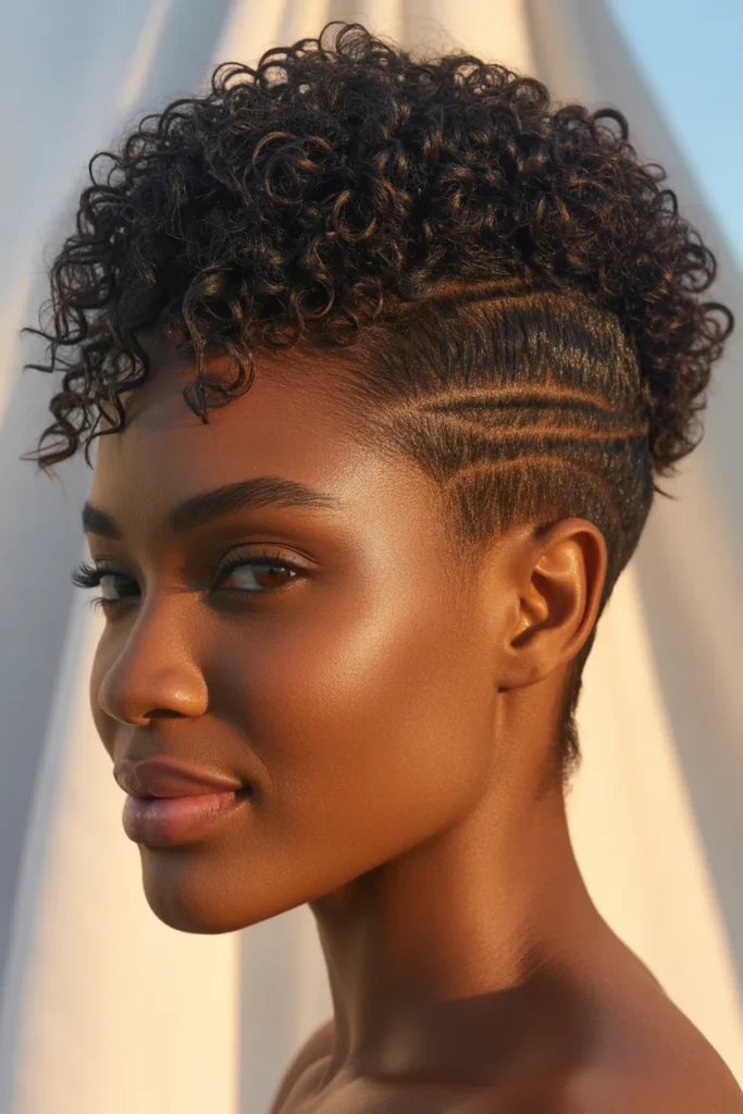 Short Haircuts for Women 17 16. Short Haircut for Black Women — Tapered Natural
