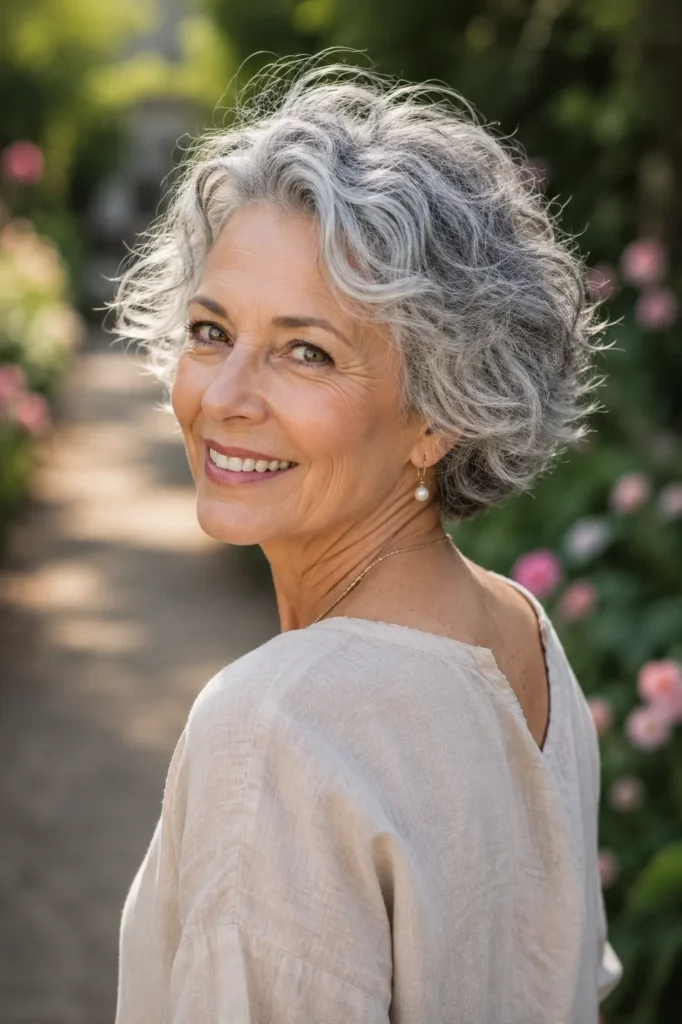 Short Haircuts for Women Over 60 18 17 — Wash and Go Short Style