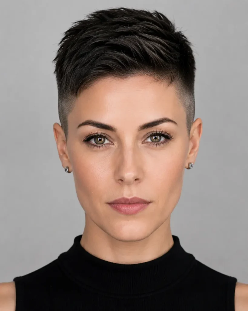 Short Pixie Cut Ideas 20 18. Buzzed Sides Pixie