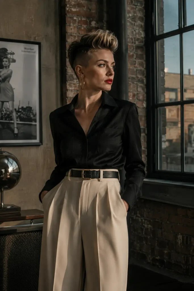 18. Pompadour Undercut for Fine Hair