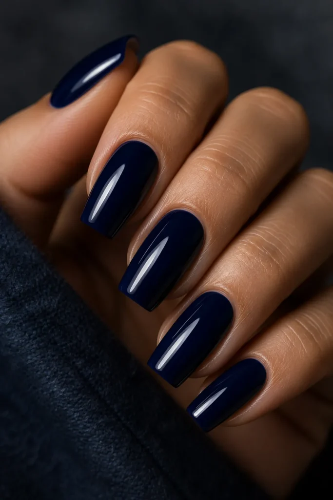 Fall Nails 20 19 — Ink Navy Blue Nails