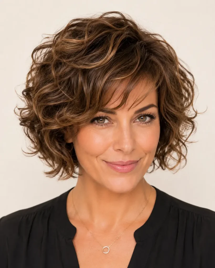 19. Layered Bob With a Volumising Perm