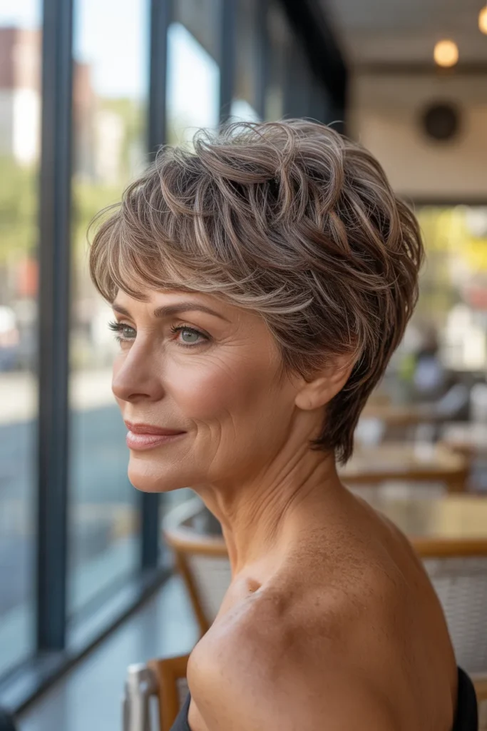 Short Haircuts for Women Over 60 3 2 — Textured Pixie