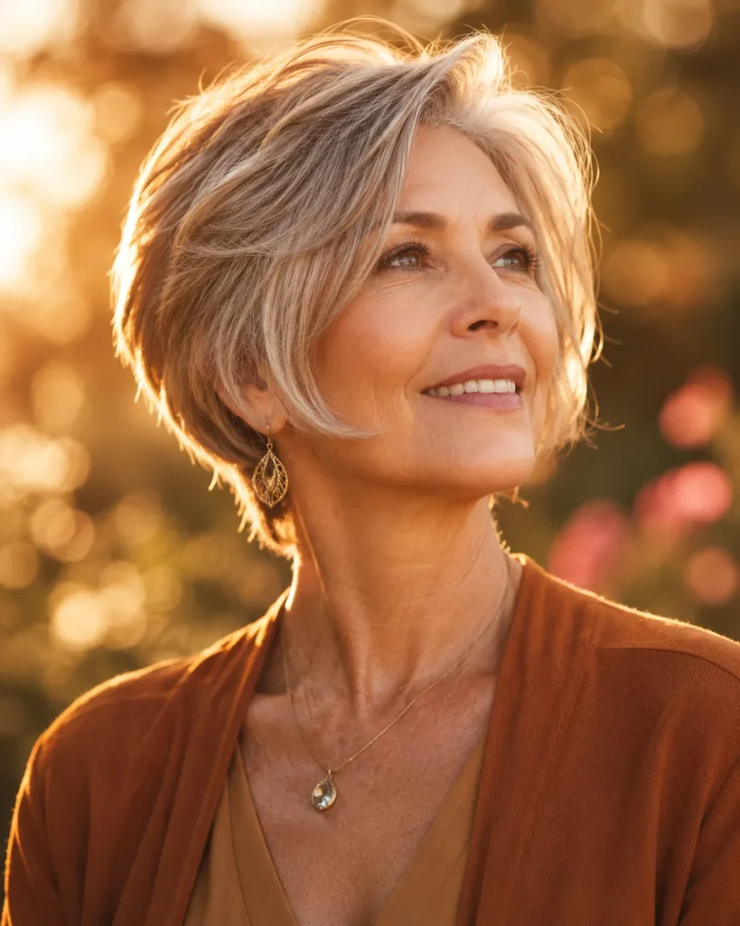 Short Haircuts for Women Over 60 21 20 — Face Framing Layers