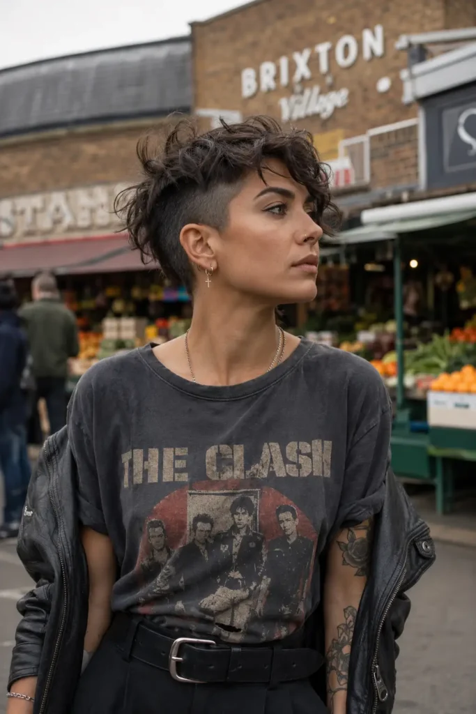 20. Messy Textured Undercut — Doing Nothing Works
