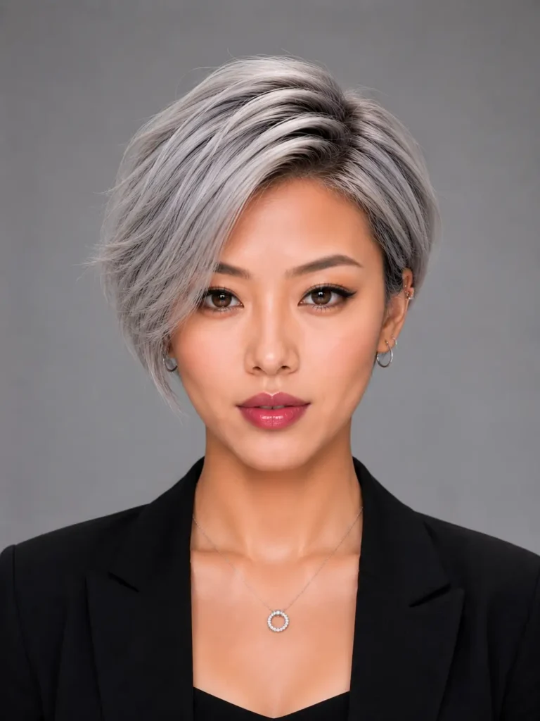 20. Textured Crop With a Deep Side Part