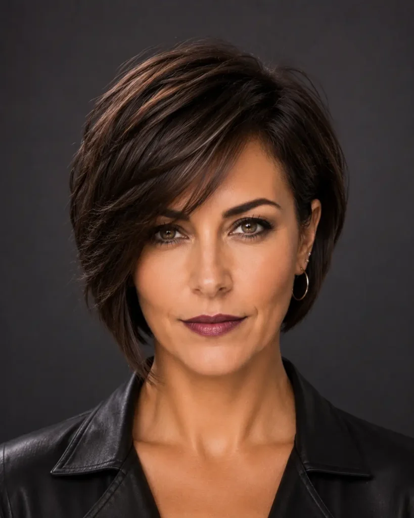 21. Layered Bob With an Undercut Nape