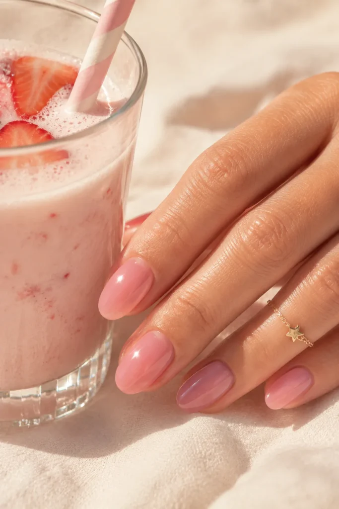 21.Strawberry Milk Jelly