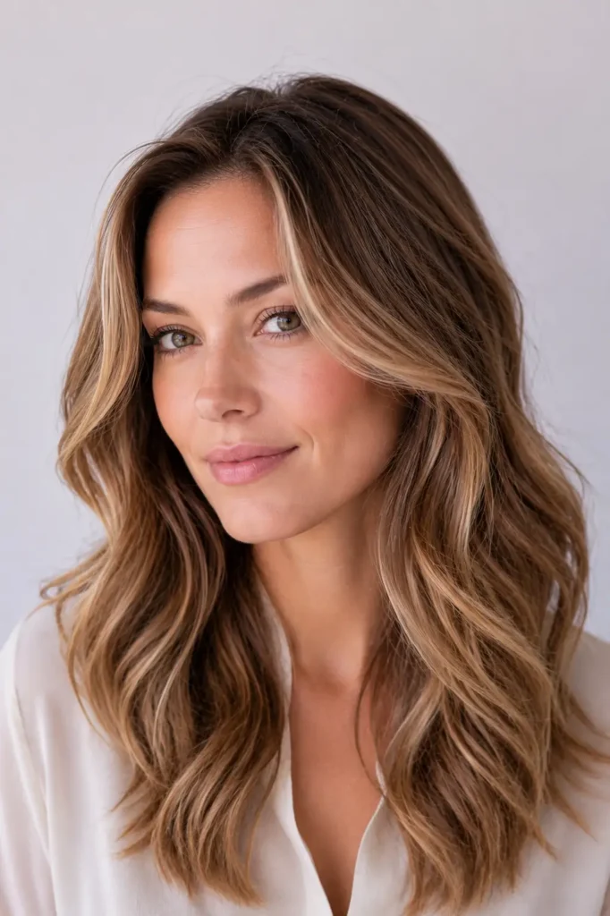 23. Honey Caramel Balayage for Fair