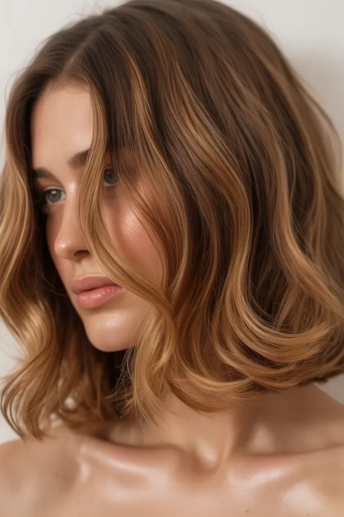 Short Haircuts for Women 26 25. Short Medium Haircut — Layered Lob