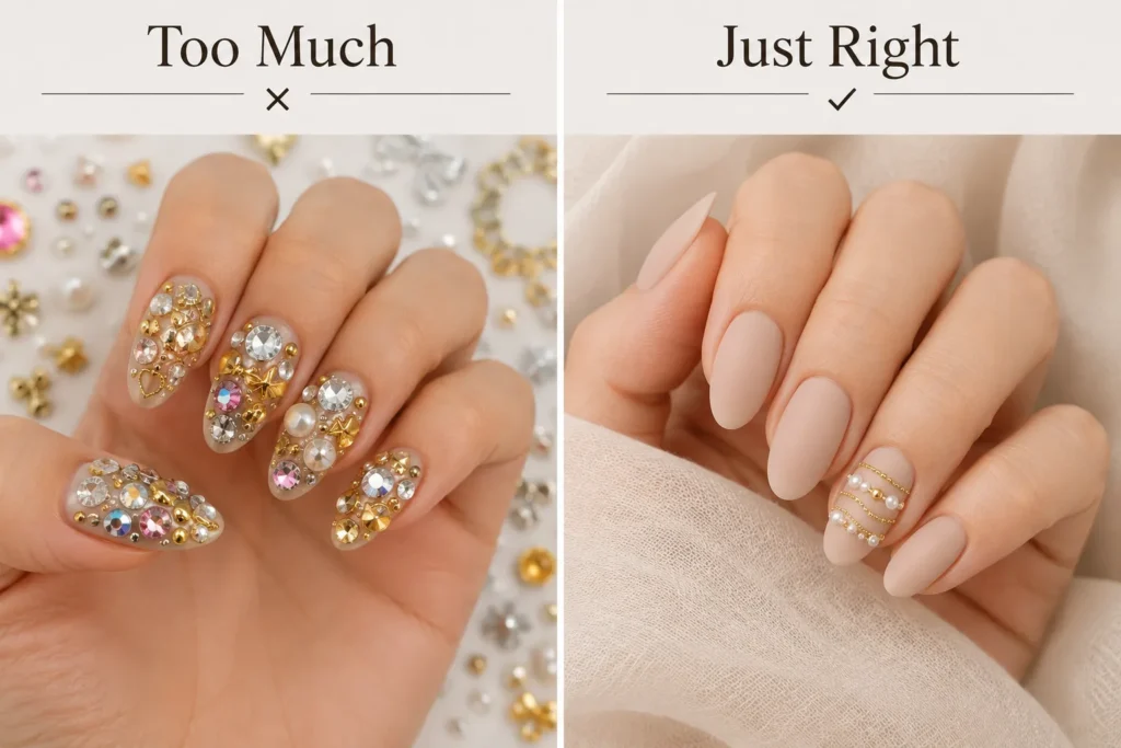 How to Mix and Match Nail Accessories Tastefully 3 3 6