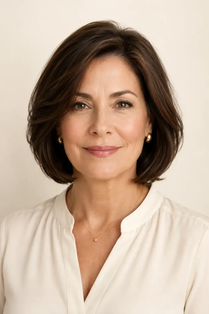3. A Line Bob With Subtle Layers