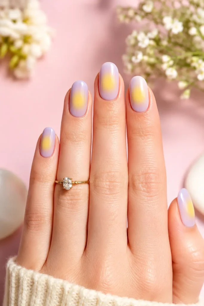 Aura Nails 5 3. Pastel Aura Nails for Spring