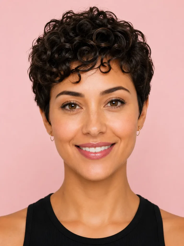 Short Pixie Cut Ideas 7 5. Curly Pixie Cut