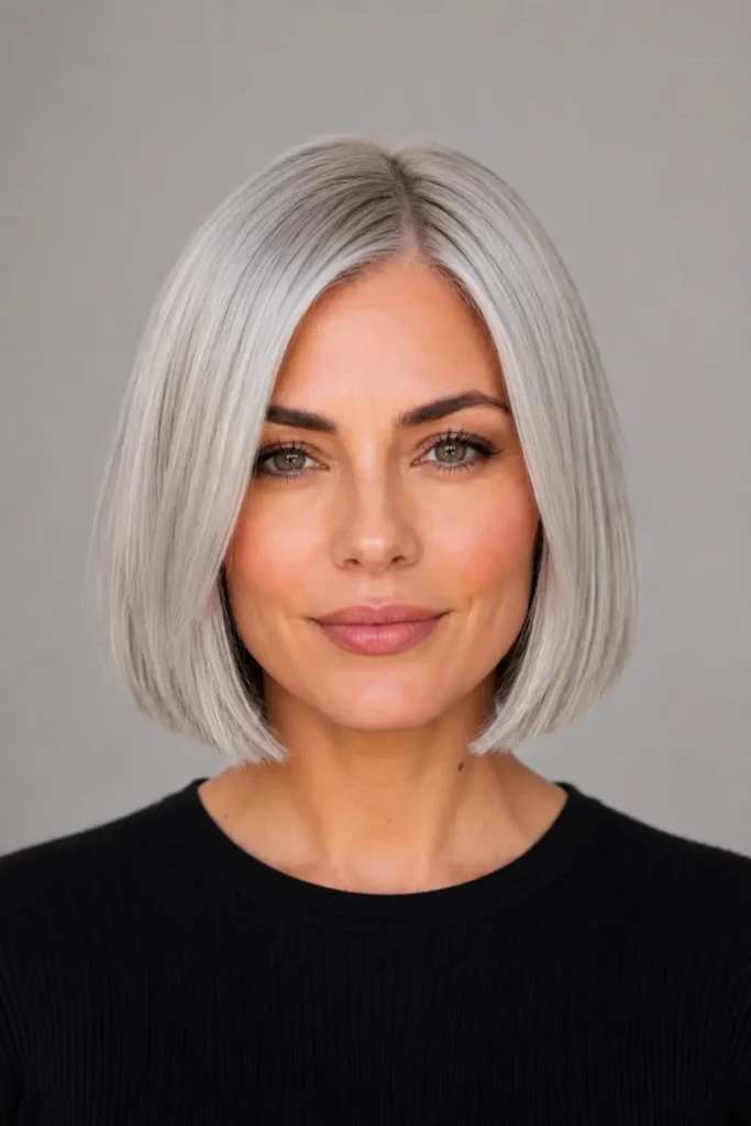 5. The Blunt Chin Length Bob