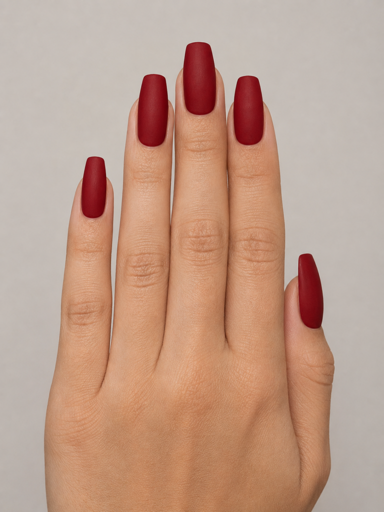 Red Cherry Nail Ideas 9 7. Cherry Matte Nails