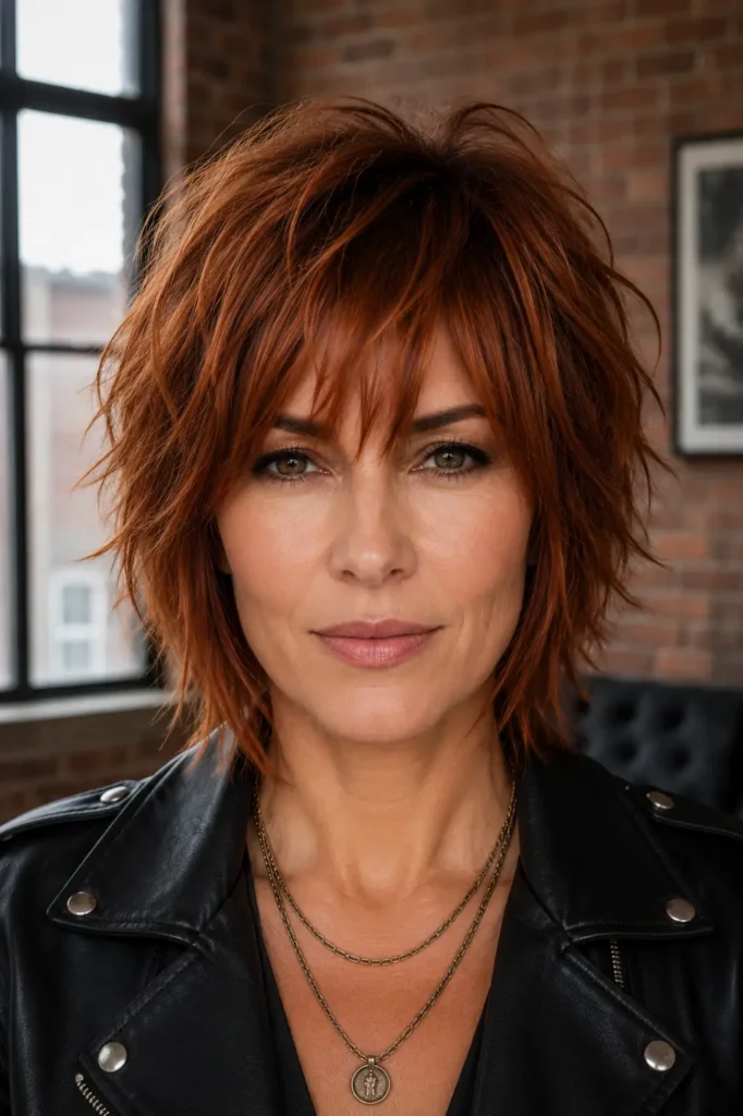 8. The Choppy Shag Cut