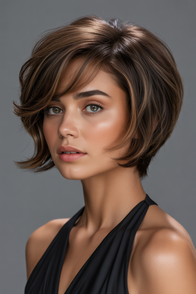 Short Haircuts for Women 9 8. Voluminous Pixie Bob — Thick Hair