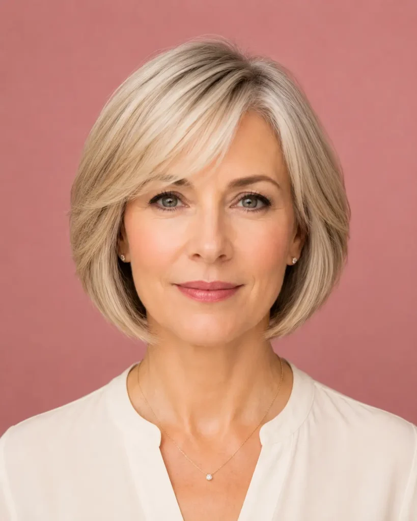 9. The Layered French Bob