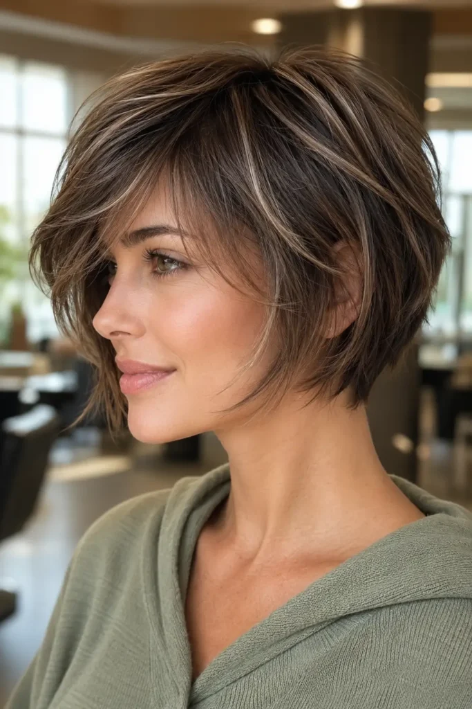 1. The classic textured pixie bob