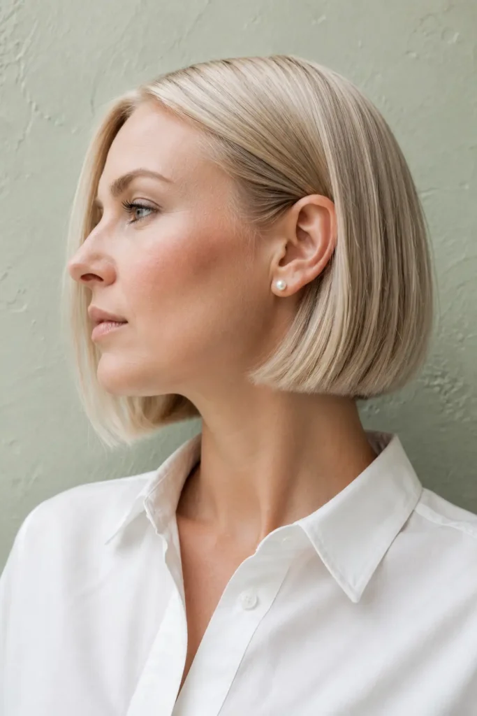 Short Bob Hairstyles for Thin Fine Hair 12 10. Bob with Face Framing Highlights