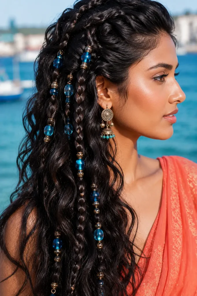 10. Mermaid bun with braided crown detail