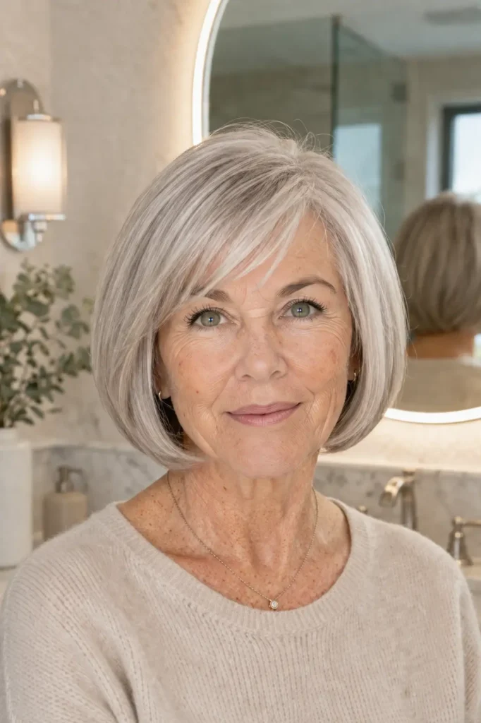10. Rounded bob