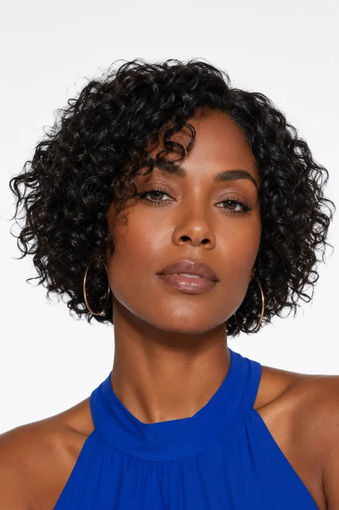 12. Tousled Choppy Bob for Wavy Fine Hair