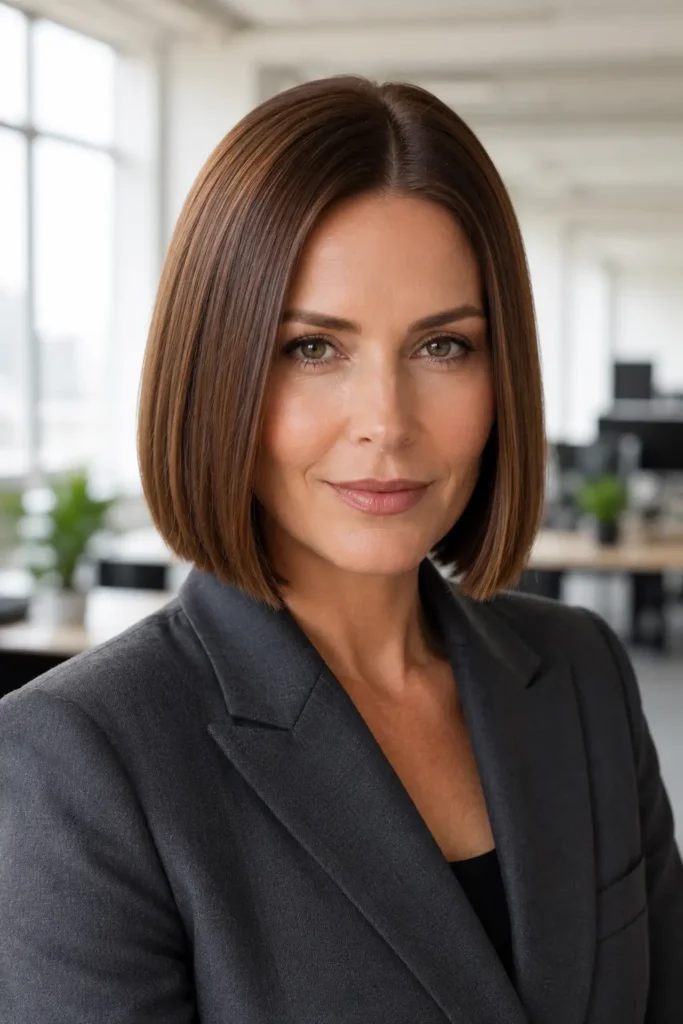 Short Bob Hairstyles for Thin Fine Hair 15 13. Ear Tucked Bob