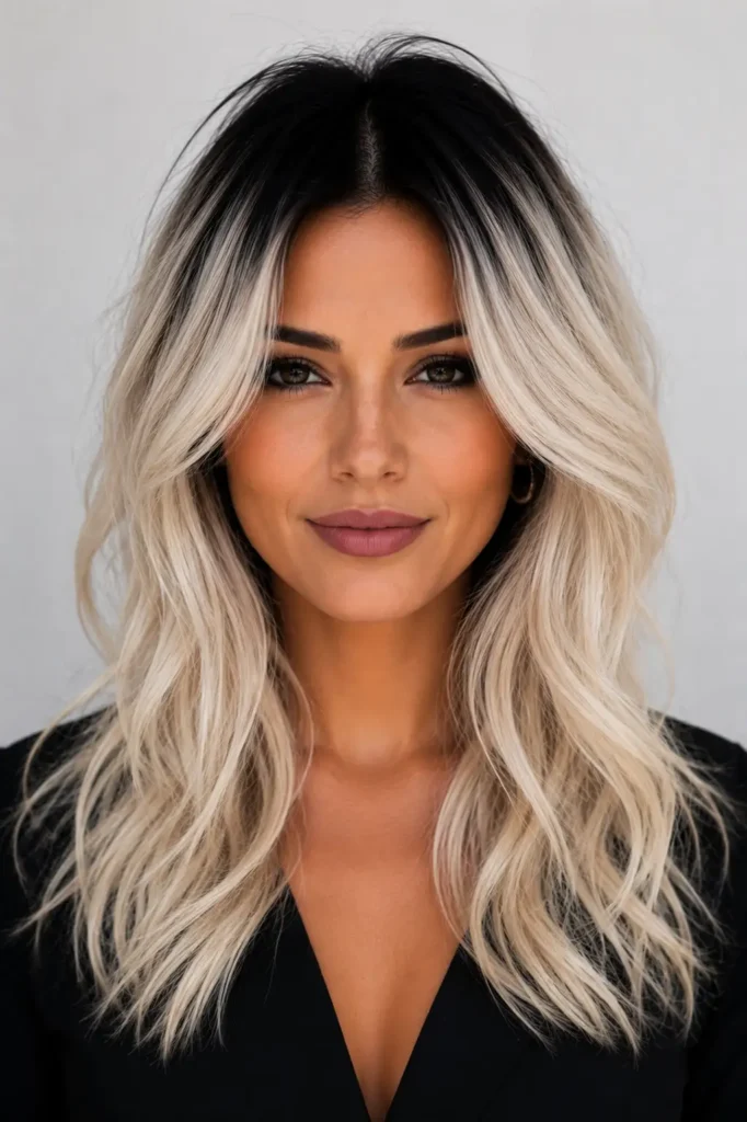 14. Blonde and Black Hair Color Ideas