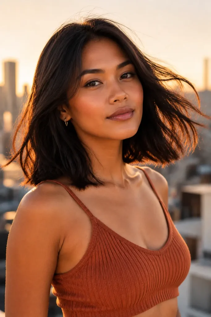 Short Bob Hairstyles for Thin Fine Hair 16 14. Collarbone Grazing Bob Long Bob Transition