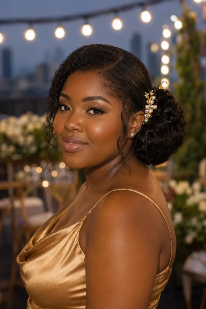 Hairstyles for Plus Size Women With Thin Fine Hair 16 14. Half Up Half Down With a Teased Crown