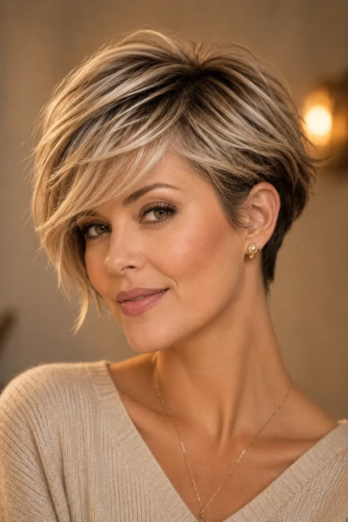 15. Two toned pixie bob
