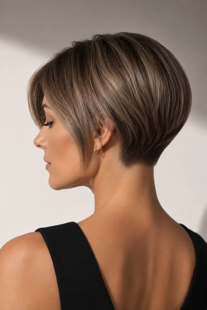 16. Pixie bob for straight fine hair