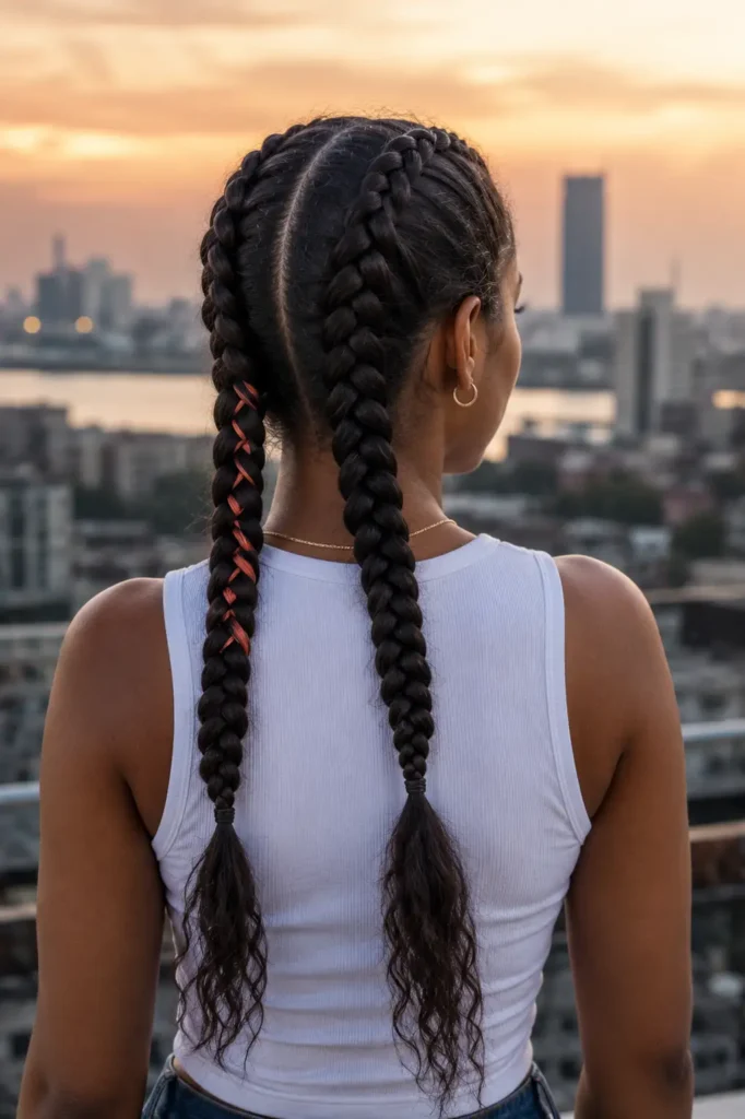 17. Double Dutch Braids