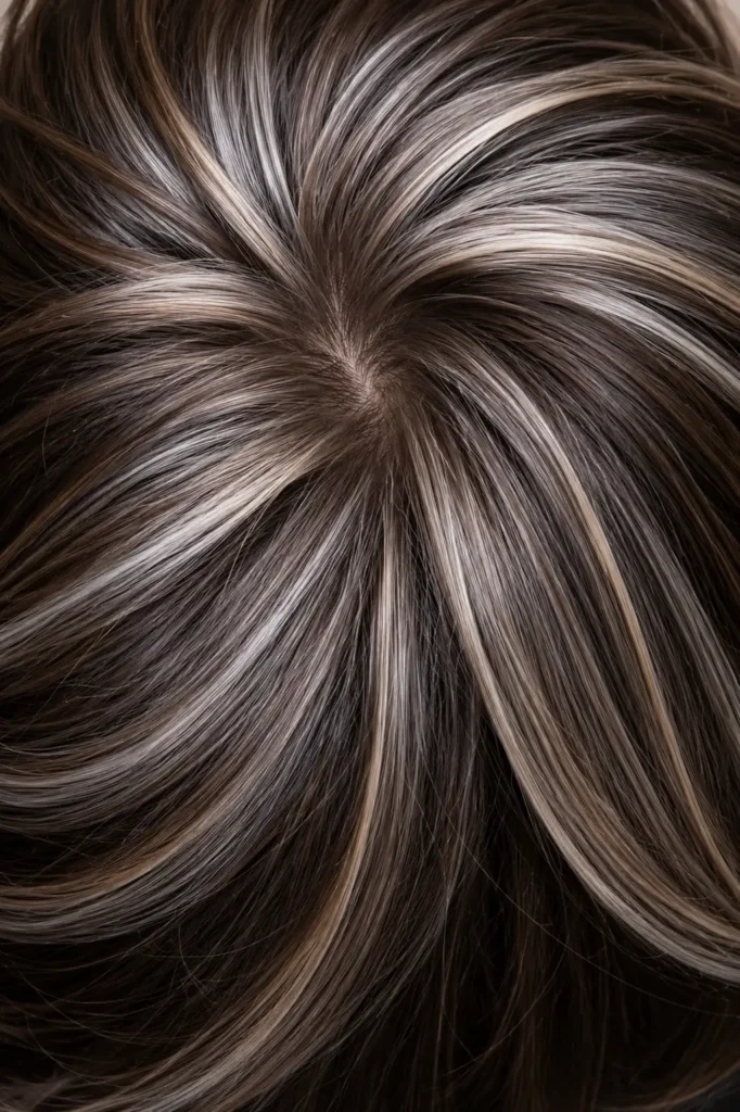 17. Halo or Crown Silver Highlights